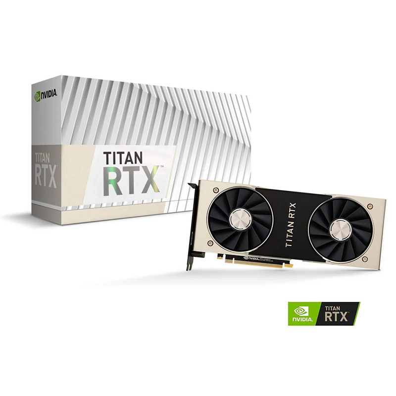 Nvidia GeForce RTX Titan GDDR6 24GB PCI-E Gen 4x4 - Graphics Card - كرت الشاشة